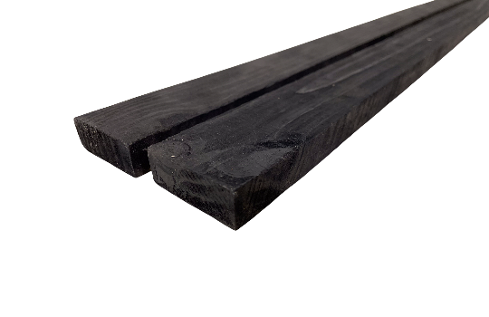 Zwart sluitlatten set (2 stuks)